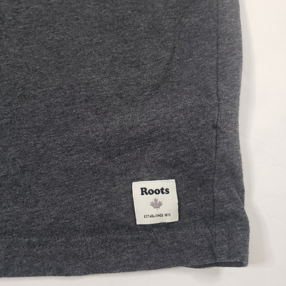 Roots Men Gray Graphic Short Sleeve Tee - Picture 6 of 7